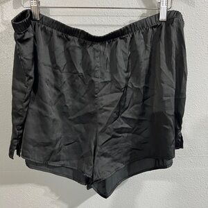 Black Satin Shorts intimate women’s XXL